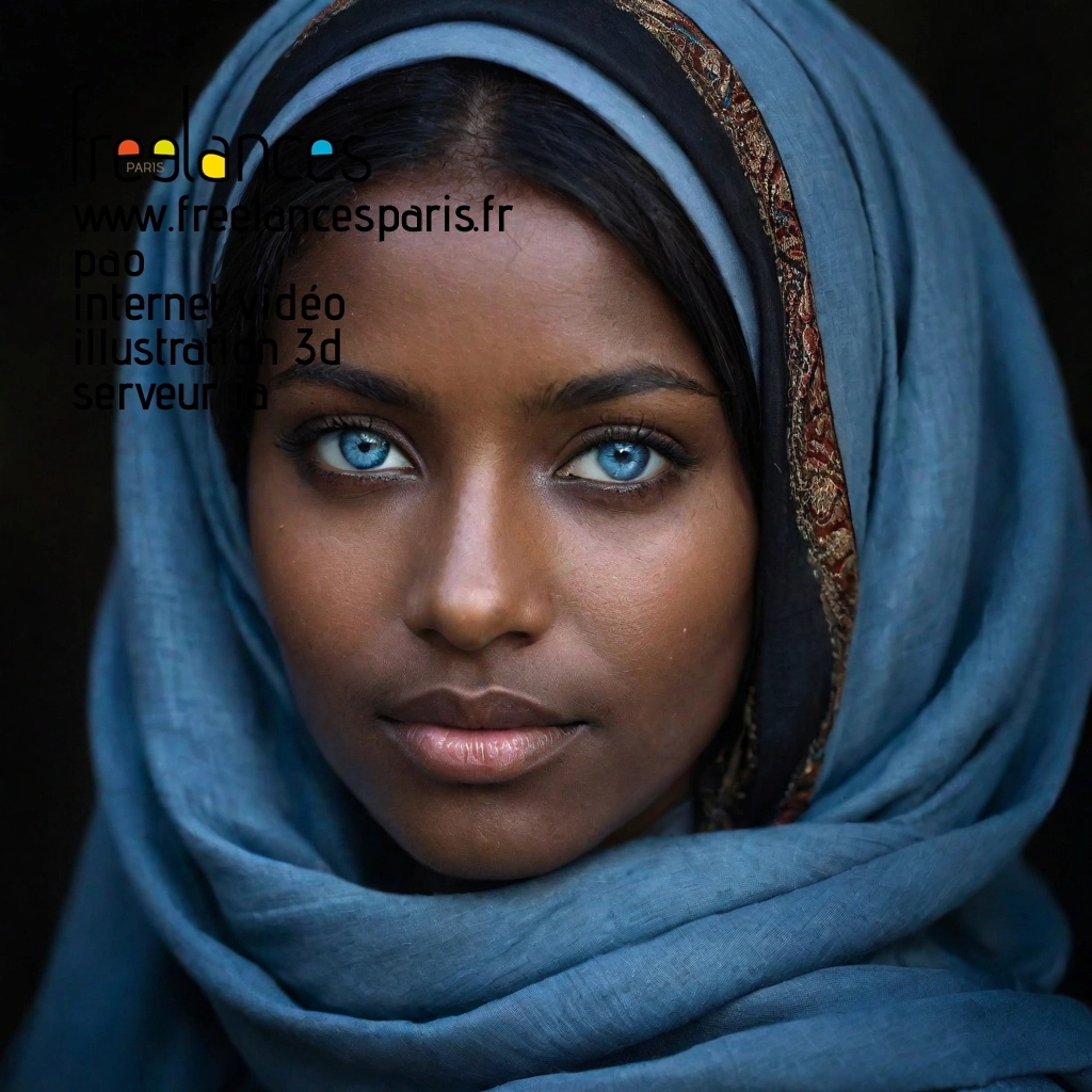 Pao mise en page internet vidéo illustration 3d serveur IA générative AI freelance paris studio de création magazines 731dq1i0